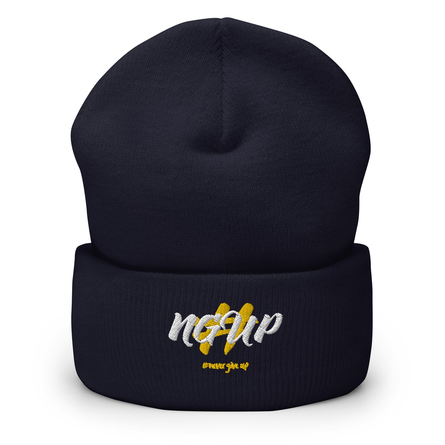Bonnet "NEVER GIVE UP"