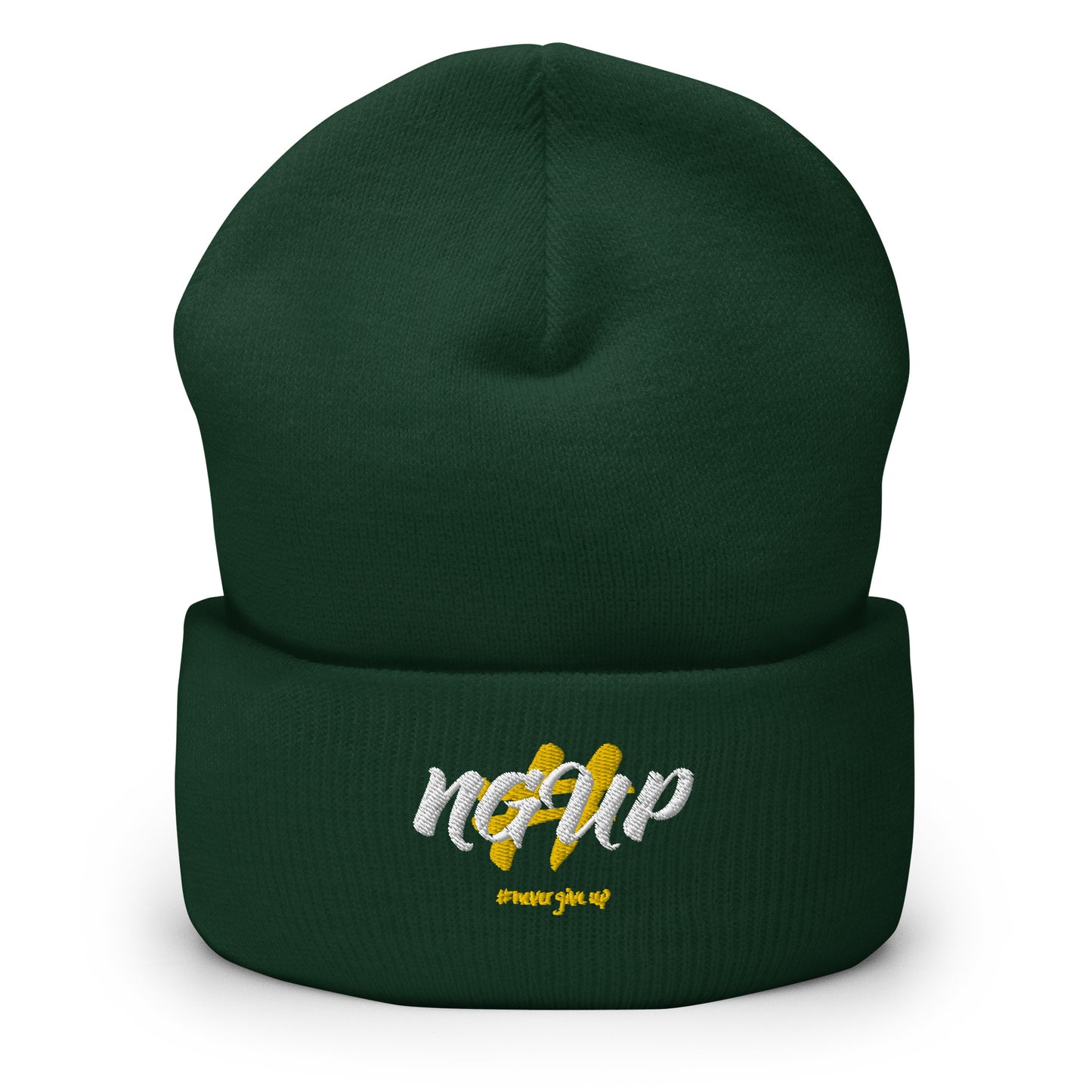 Bonnet "NEVER GIVE UP"