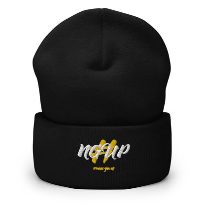 Bonnet "NEVER GIVE UP"