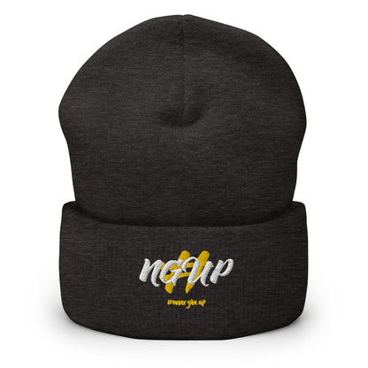Bonnet "NEVER GIVE UP"