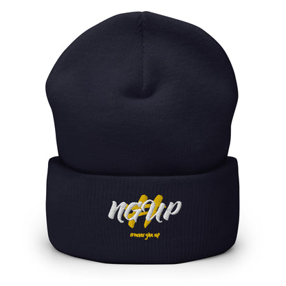 Bonnet "NEVER GIVE UP"