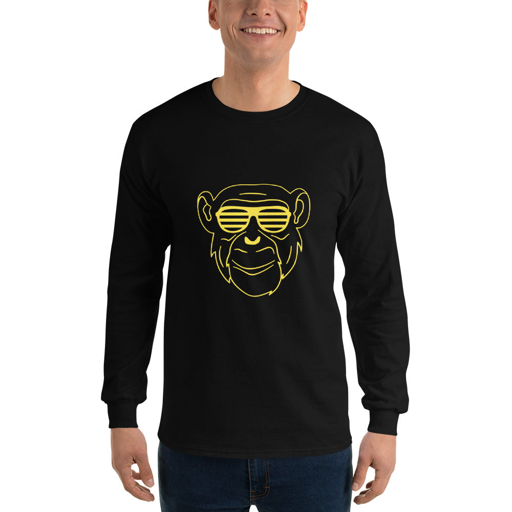 T-shirt manches longues "Glasses monkey's" #ngup