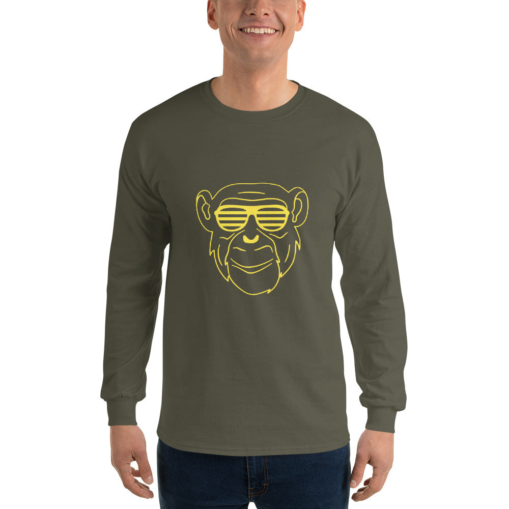 T-shirt manches longues "Glasses monkey's" #ngup