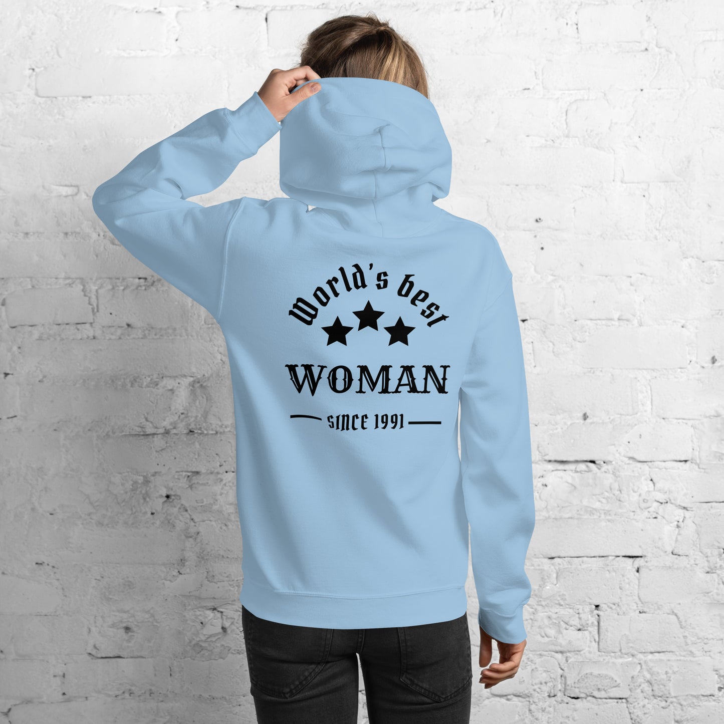 Sweat à capuche "World Best Woman" #ngup