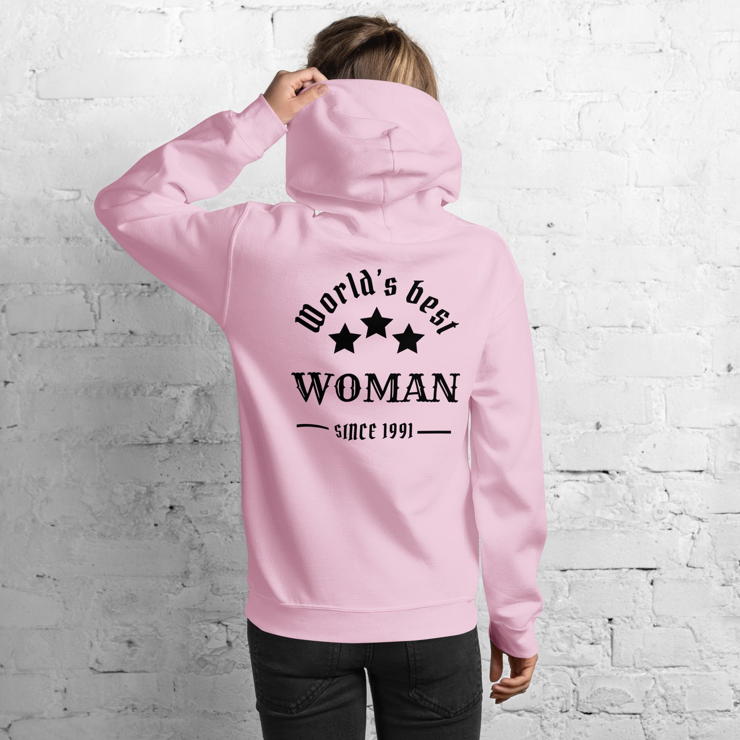 Sweat à capuche "World Best Woman" #ngup