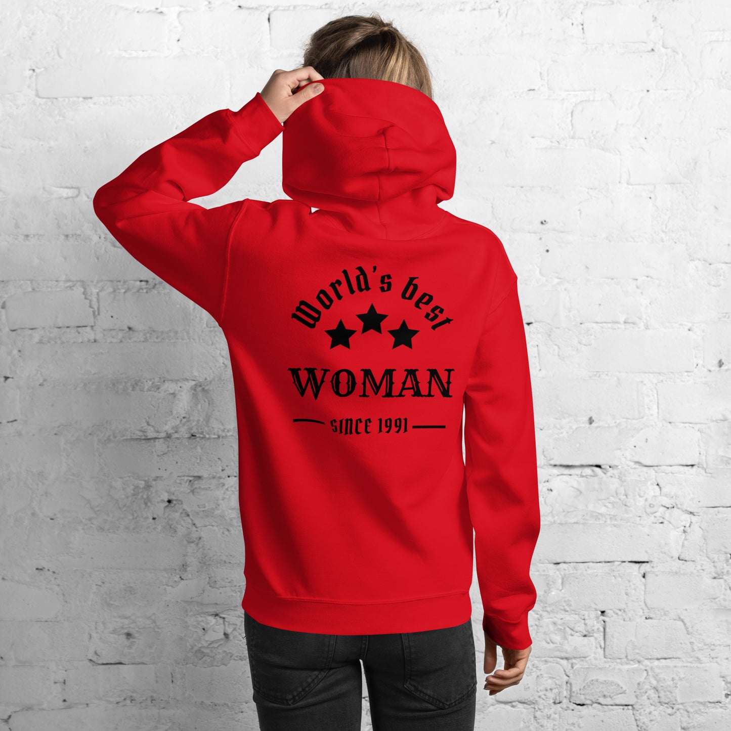 Sweat à capuche "World Best Woman" #ngup