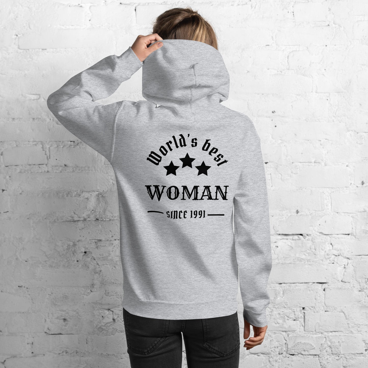 Sweat à capuche "World Best Woman" #ngup