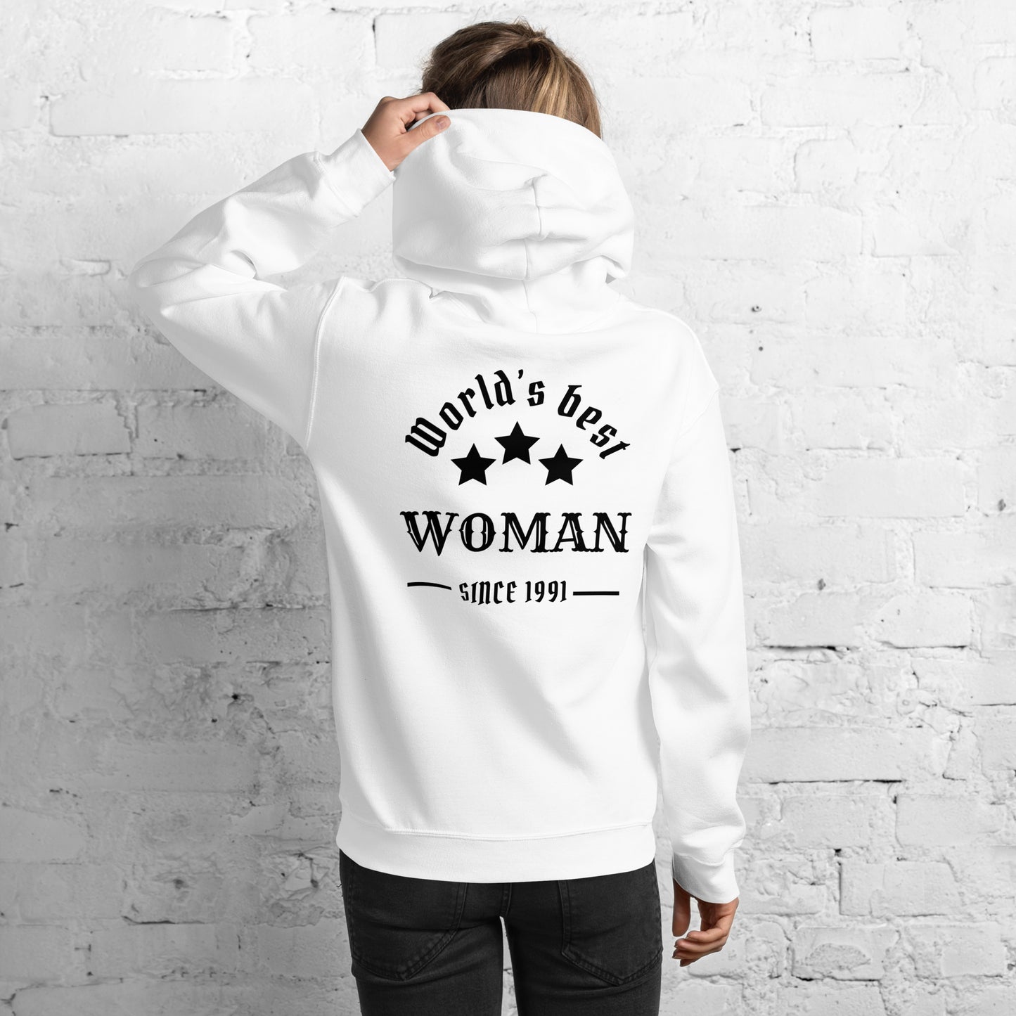 Sweat à capuche "World Best Woman" #ngup